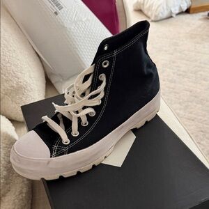 ConverseBlack High-Top Canvas Sneakers